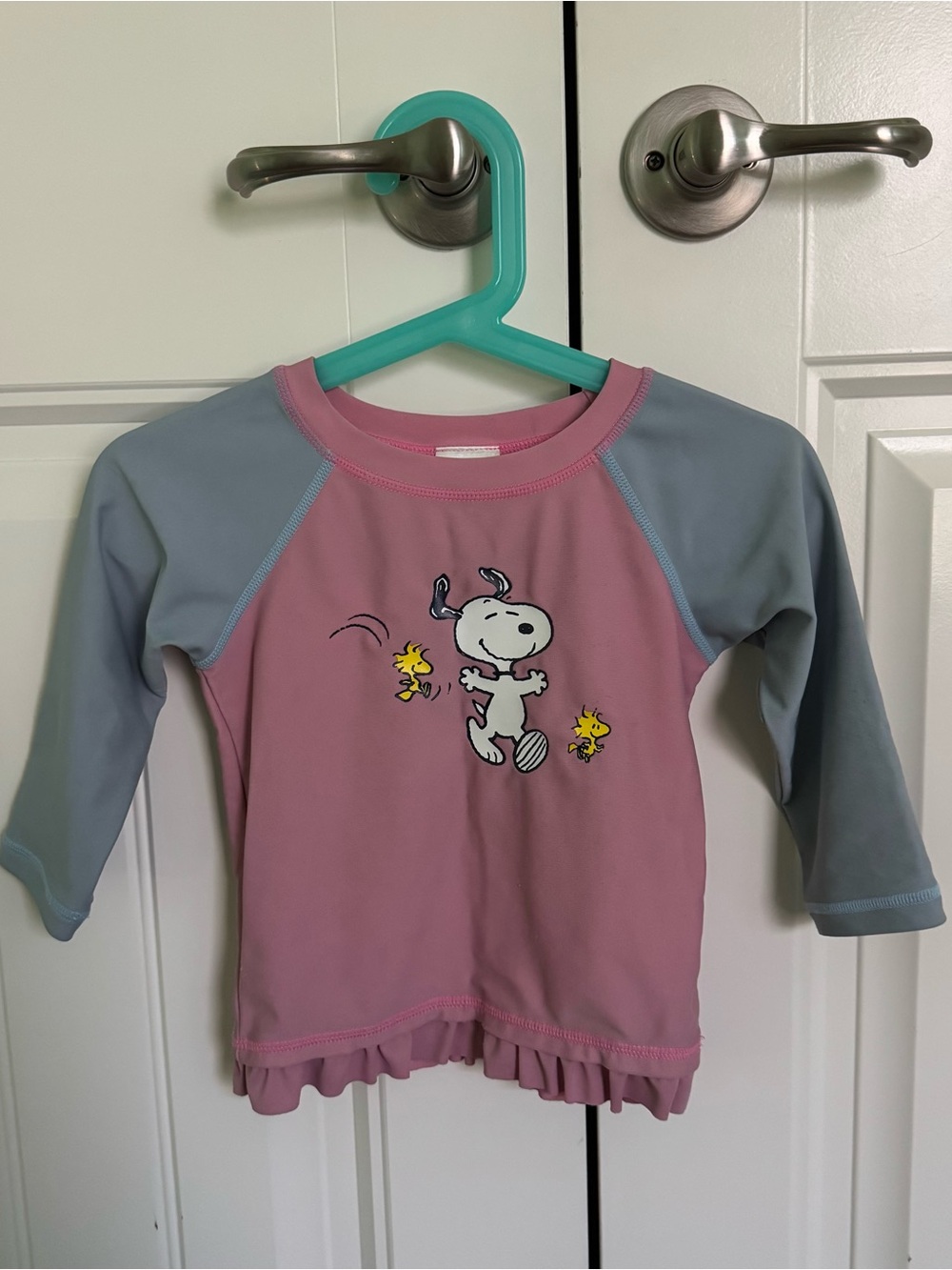 Hanna Andersson Peanuts Rashguard Swim Top 2T Play
